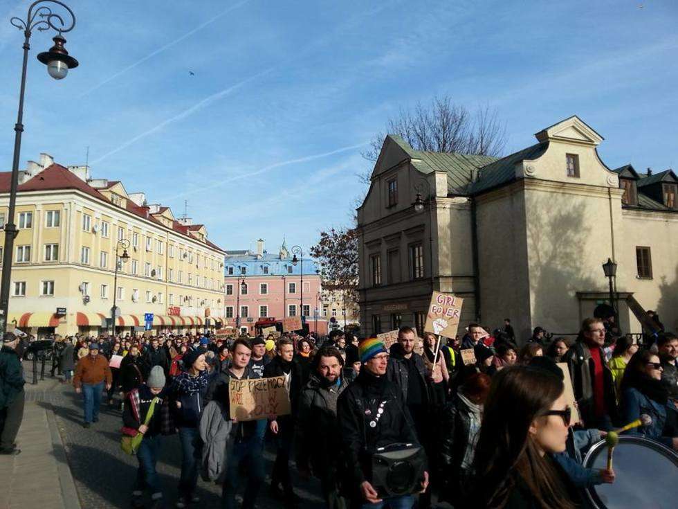  Manifa na rzecz praw kobiet w Lublinie (zdjęcia) (zdjęcie 5) - Autor: Katarzyna Prus