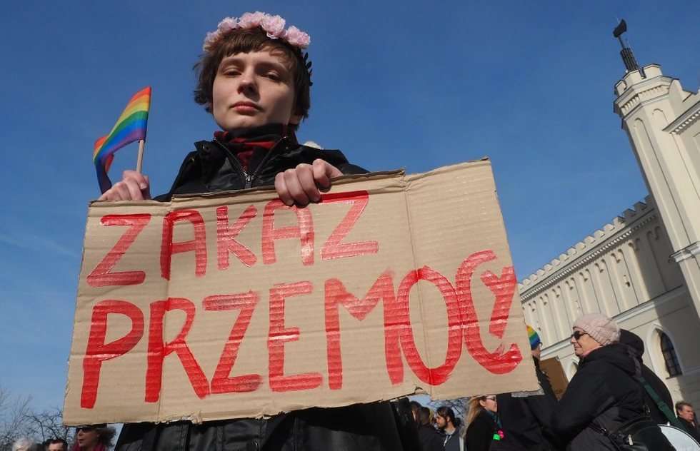  Manifa na rzecz praw kobiet (zdjęcie 9) - Autor: Wojciech Nieśpiałowski