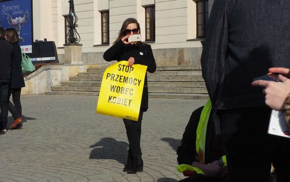  Manifa na rzecz praw kobiet (zdjęcie 7) - Autor: Wojciech Nieśpiałowski