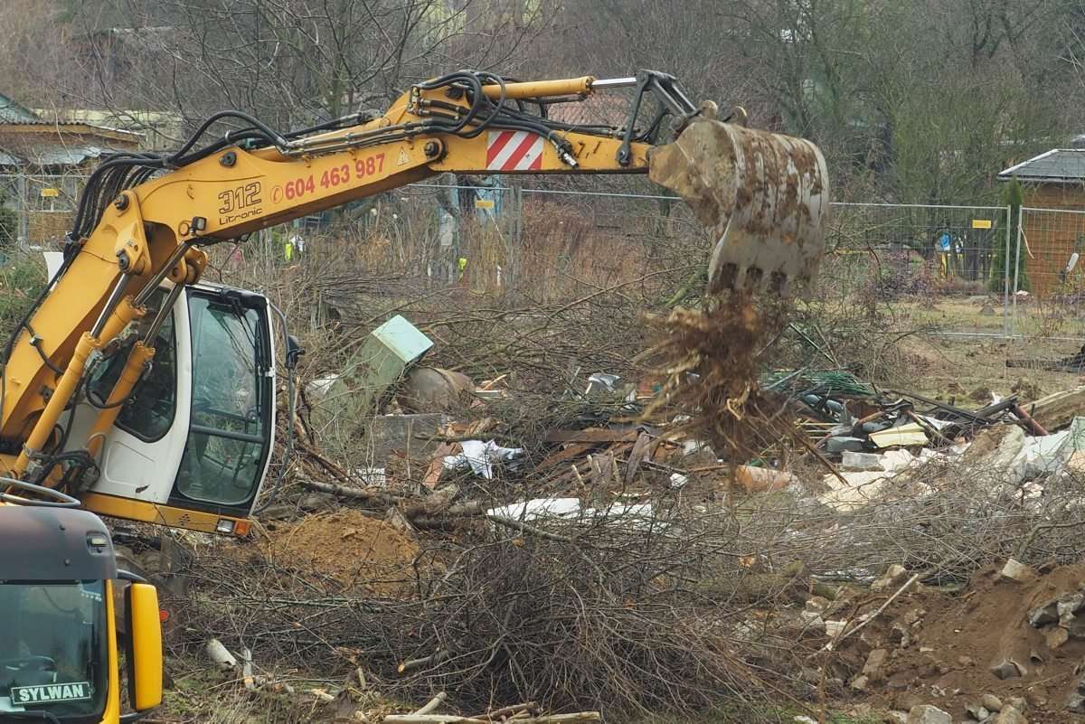 Wycinka drzew przy ul. Nałęczowskiej w Lublinie