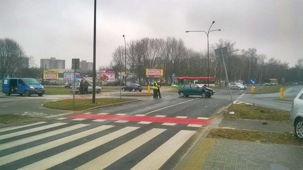  Wypadek na ul. Elsnera w Lublinie (zdjęcie 5) - Autor: Grzegorz Rekiel