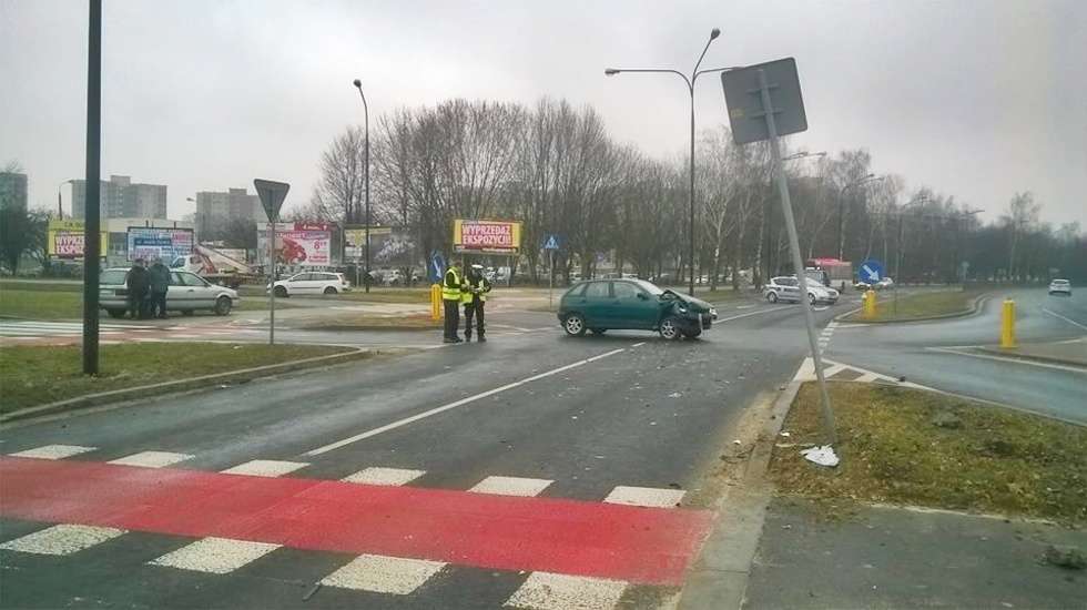  Wypadek na ul. Elsnera w Lublinie (zdjęcie 3) - Autor: Grzegorz Rekiel