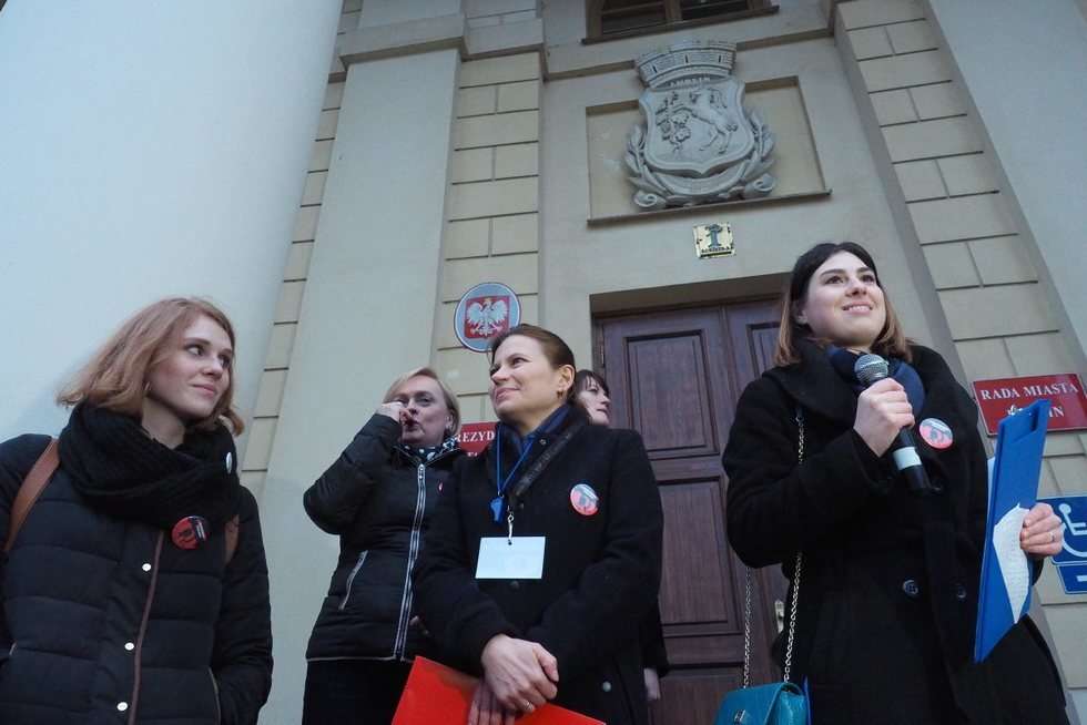  Strajk w obronie praw kobiet (zdjęcie 21) - Autor: Maciej Kaczanowski
