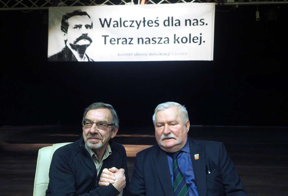  Lech Wałęsa na UP w Lublinie (zdjęcie 12) - Autor: Wojciech Nieśpiałowski