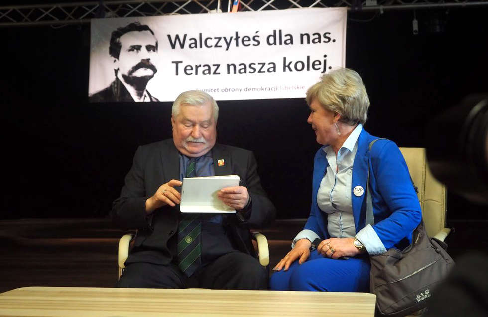  Lech Wałęsa na UP w Lublinie (zdjęcie 5) - Autor: Wojciech Nieśpiałowski