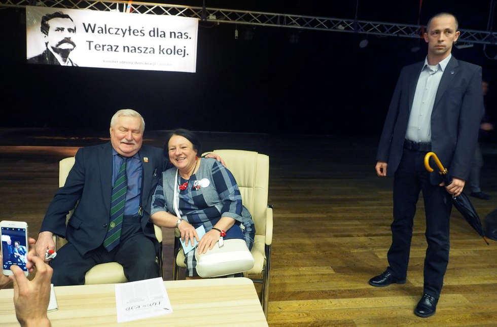  Lech Wałęsa na UP w Lublinie (zdjęcie 18) - Autor: Wojciech Nieśpiałowski