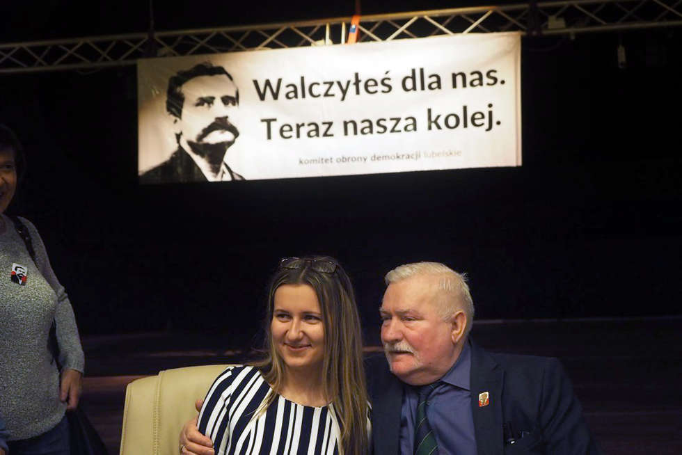  Lech Wałęsa na UP w Lublinie (zdjęcie 6) - Autor: Wojciech Nieśpiałowski