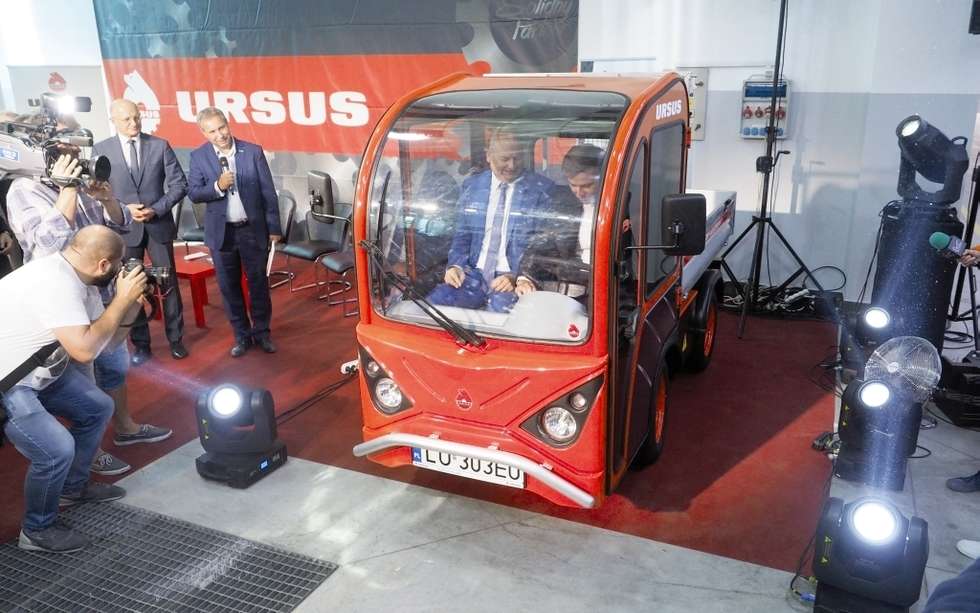 <p>Prototyp lekkiego, elektrycznego pojazdu dostawczego, jaki Ursus zaprezentował we wrześniu ubiegłego roku</p>