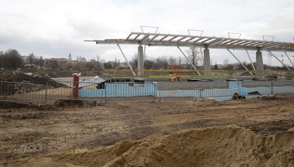  Budowa stadionu lekkoatletycznego w Lublinie  - Autor: Wojciech Nieśpiałowski