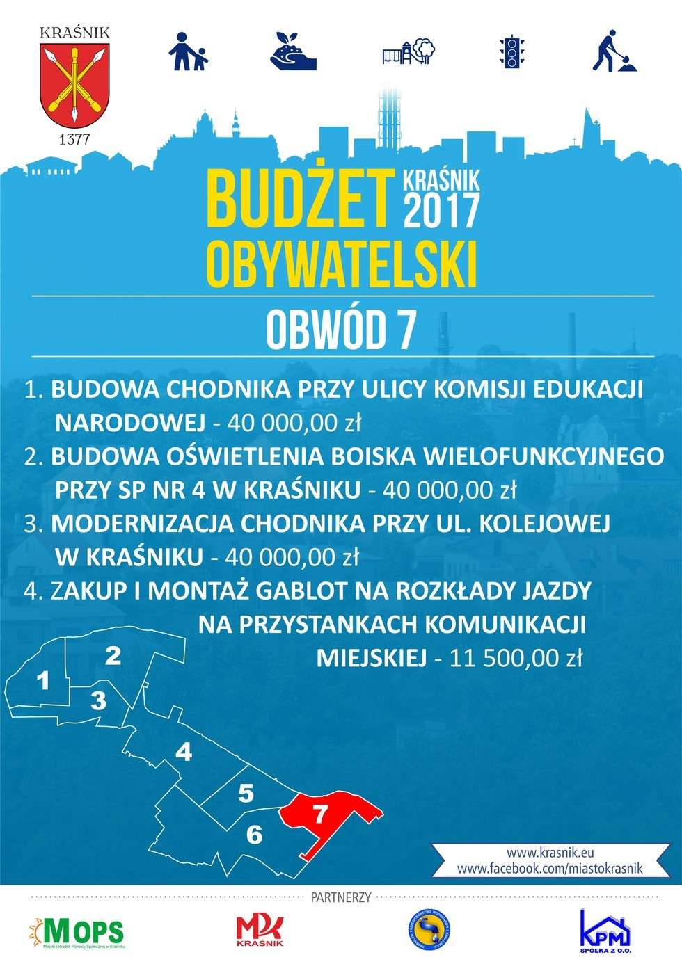  Budżet obywatelski w Kraśniku  - Autor: UM Kraśnik