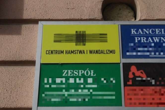 Nietypowa tabliczka w Lublinie - Autor: Daniel Drob