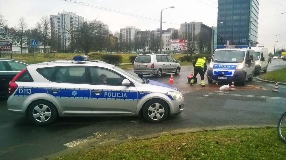  Kolizja na ul. Zana. Volkswagen zderzył się z hyundaiem  - Autor: Grzegorz Rekiel