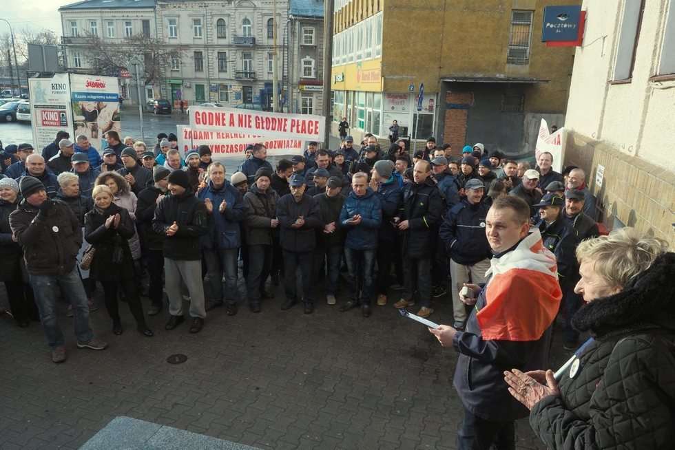  Protest pracowników Poczty Polskiej w Lublinie (zdjęcie 13) - Autor: Maciej Kaczanowski
