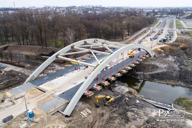 Budowa nowego mostu na Bystrzycy