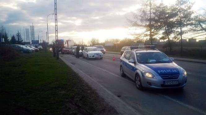 Wypadek na ul. Turystycznej w Lublinie