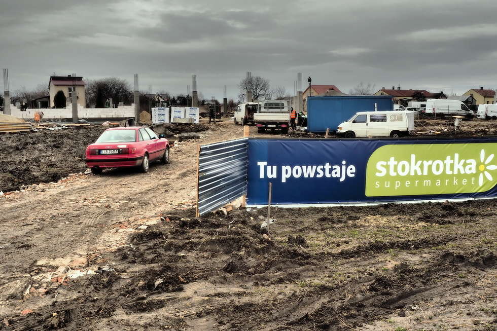  Budowa nowego sklepu Stokrotka w Lublinie (zdjęcie 2) - Autor: Maciej Kaczanowski