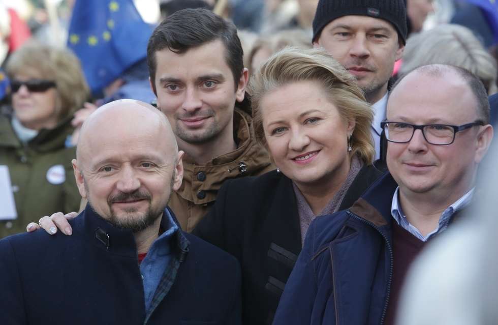  Manifestacja poparcia dla UE (zdjęcie 5) - Autor: Wojciech Nieśpiałowski