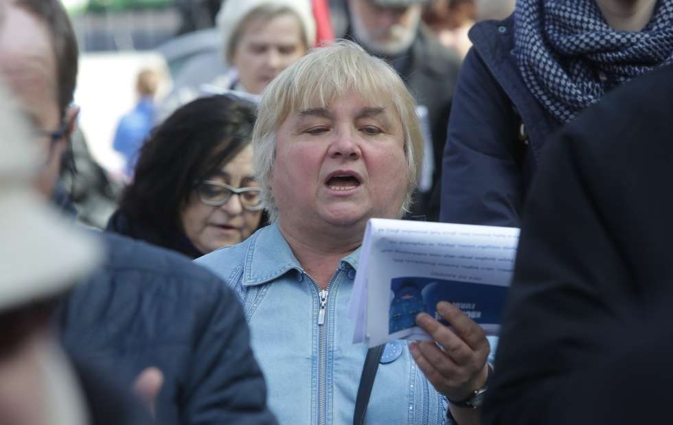  Manifestacja poparcia dla UE (zdjęcie 10) - Autor: Wojciech Nieśpiałowski