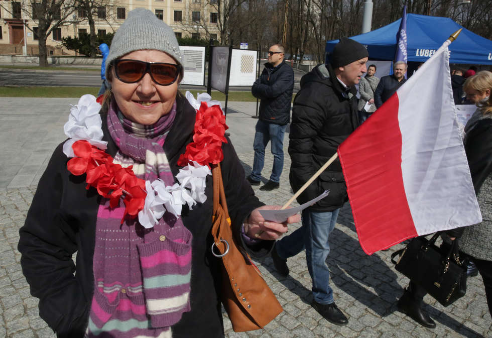  Manifestacja poparcia dla UE (zdjęcie 27) - Autor: Wojciech Nieśpiałowski