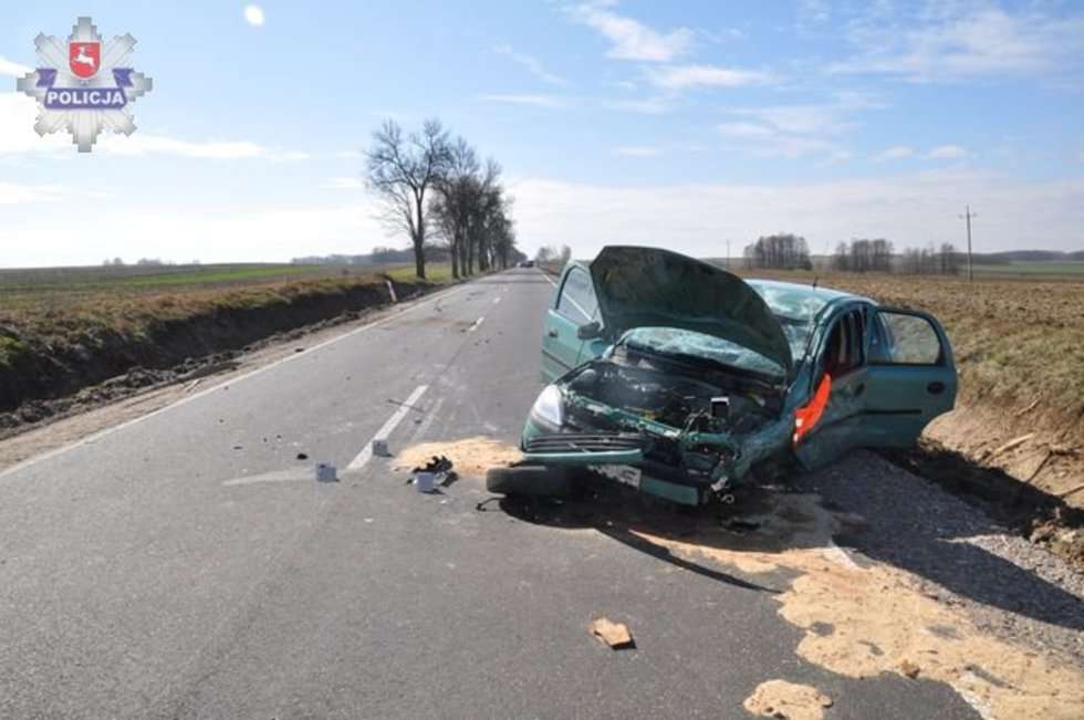  <p>Wypadek na drodze W 849 Babice &ndash; Wola Obszańska</p>