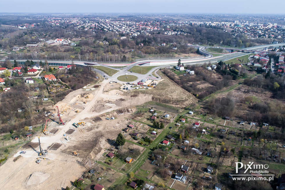  Budowa przedłużenia Bohaterów Monte Cassino (zdjęcie 1) - Autor: Marcin Tarkowski / Piximo.pl