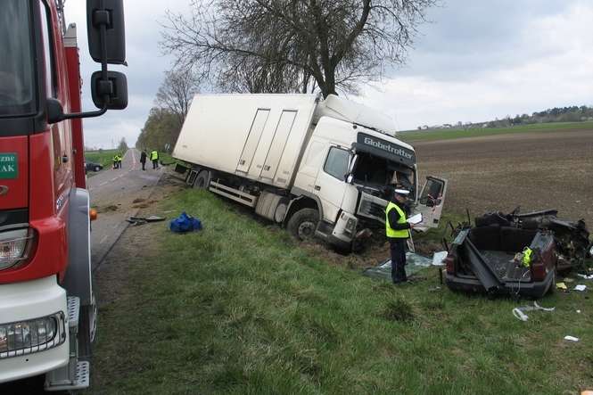 Adamów: Wypadek na drodze Chełm - Rejowiec