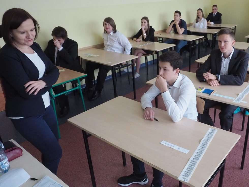  Egzamin Gimnazjalny 2017: Gimnazjum nr 5 w Lublinie (zdjęcie 10) - Autor: Maciej Kaczanowski