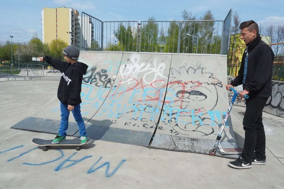  Zdewastowany skatepark na lubelskich Błoniach (zdjęcie 10) - Autor: Maciej Kaczanowski
