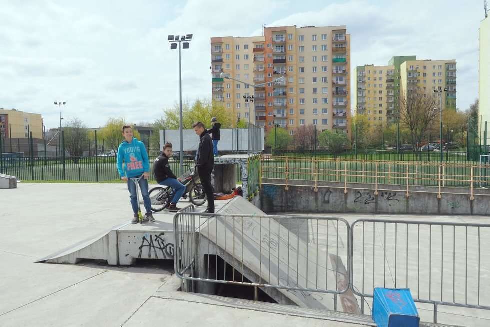  Zdewastowany skatepark na lubelskich Błoniach  - Autor: Maciej Kaczanowski
