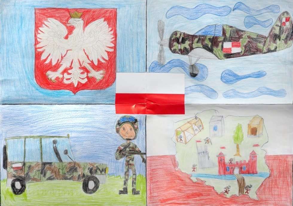  Rysunki patriotyczne (zdjęcie 2) - Autor: Wojciech Nieśpiałowski