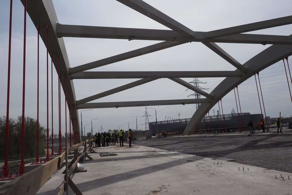  Testy obciążeniowe nowego mostu na Bystrzycy (zdjęcie 24) - Autor: Maciej Kaczanowski