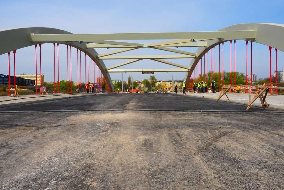  Testy obciążeniowe nowego mostu na Bystrzycy (zdjęcie 23) - Autor: Maciej Kaczanowski