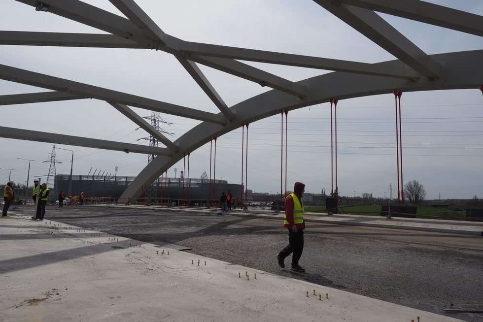  Testy obciążeniowe nowego mostu na Bystrzycy (zdjęcie 26) - Autor: Maciej Kaczanowski