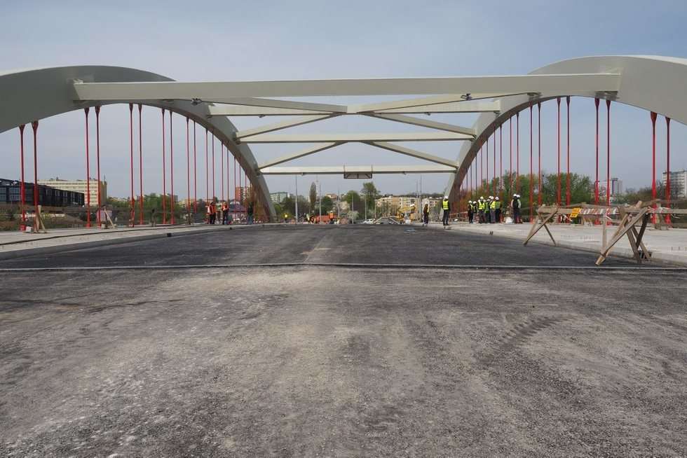  Testy obciążeniowe nowego mostu na Bystrzycy (zdjęcie 25) - Autor: Maciej Kaczanowski