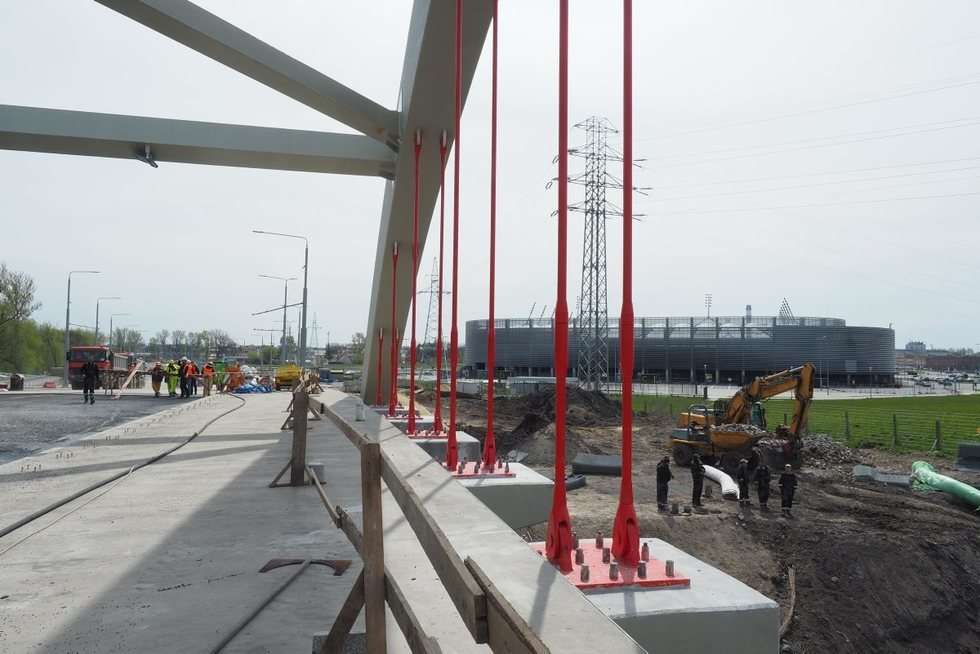  Testy obciążeniowe nowego mostu na Bystrzycy (zdjęcie 33) - Autor: Maciej Kaczanowski