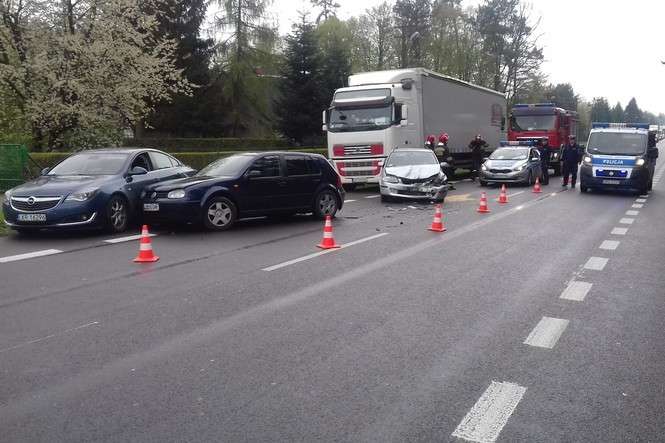 Wypadek w miejscowości Lasy koło Kraśnika