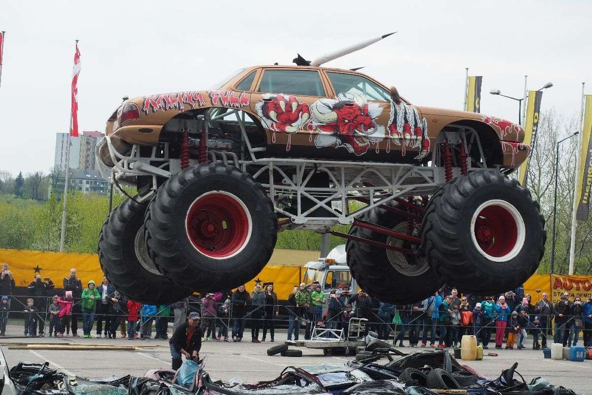 Motor Show na ul. Turystycznej: Monster Truck w akcji - Autor: Maciej Kaczanowski