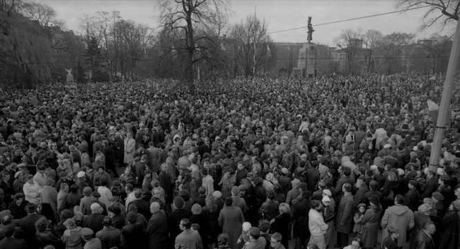 1982. Wielotysięczna manifestacja w Lublinie
