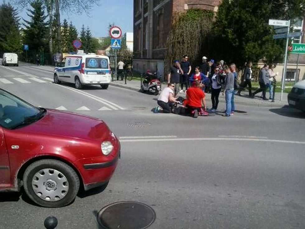  Wypadek w Krasnymstawie (zdjęcie 2) - Autor: Anna Krysa