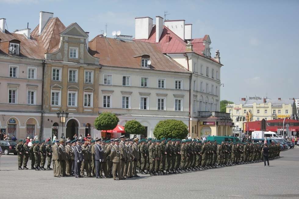  Lublin: Pierwsza przysięga żołnierzy Wojska Obrony Terytorialnej (zdjęcie 31) - Autor: Wojciech Nieśpiałowski