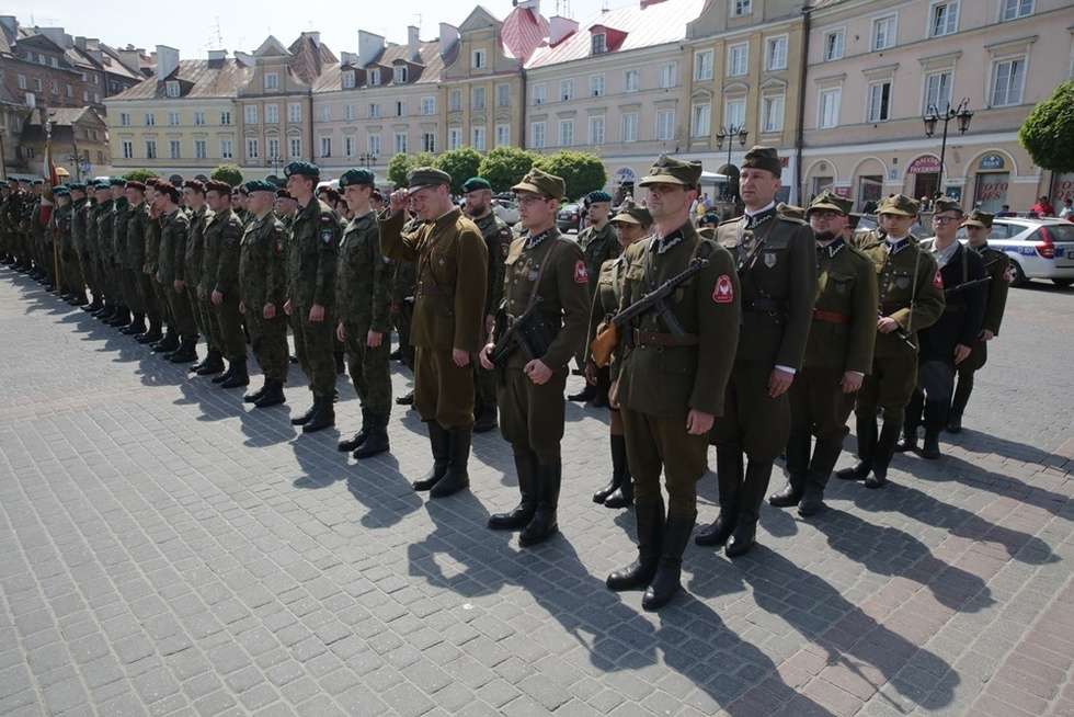  Lublin: Pierwsza przysięga żołnierzy Wojska Obrony Terytorialnej (zdjęcie 18) - Autor: Wojciech Nieśpiałowski