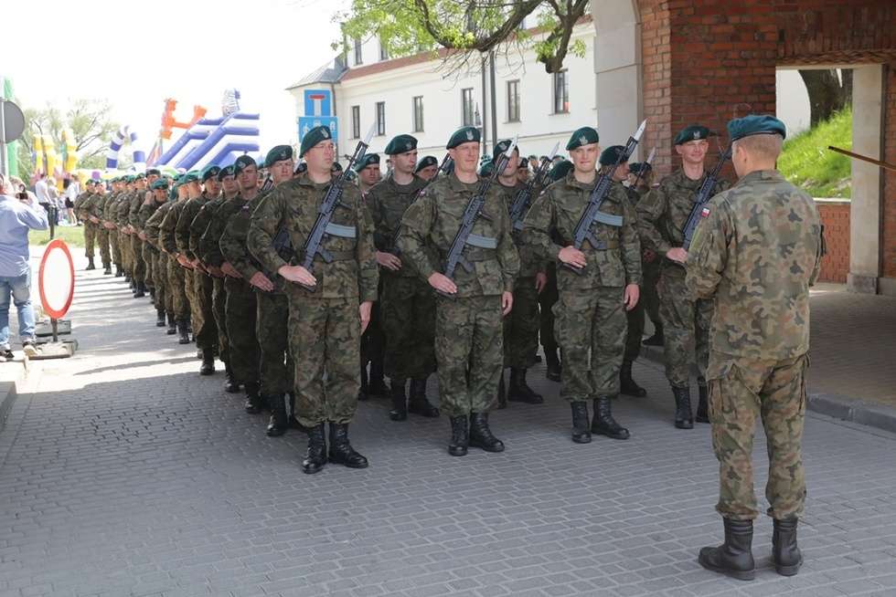  Lublin: Pierwsza przysięga żołnierzy Wojska Obrony Terytorialnej (zdjęcie 3) - Autor: Wojciech Nieśpiałowski