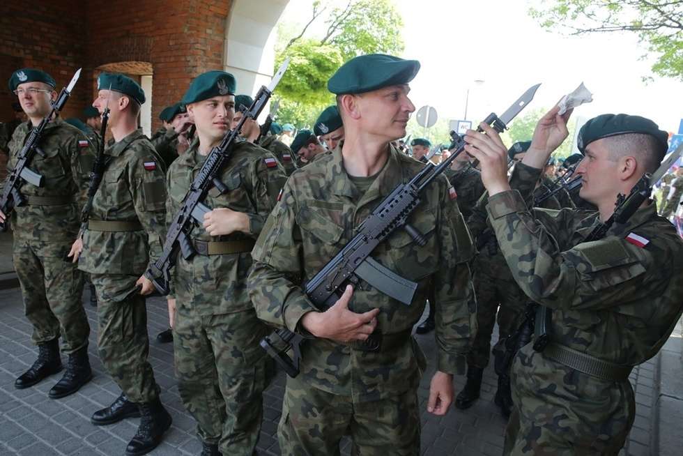  Lublin: Pierwsza przysięga żołnierzy Wojska Obrony Terytorialnej (zdjęcie 20) - Autor: Wojciech Nieśpiałowski
