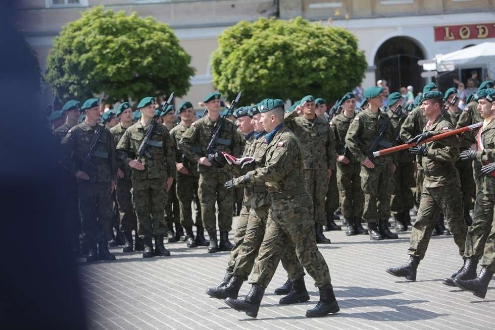  Lublin: Pierwsza przysięga żołnierzy Wojska Obrony Terytorialnej (zdjęcie 36) - Autor: Wojciech Nieśpiałowski