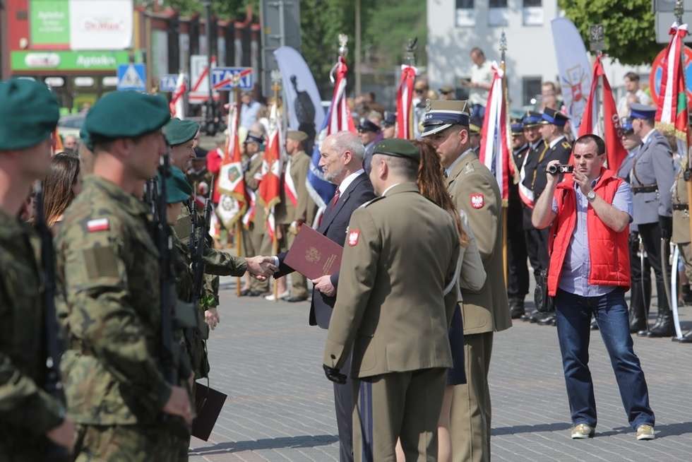  Lublin: Pierwsza przysięga żołnierzy Wojska Obrony Terytorialnej (zdjęcie 66) - Autor: Wojciech Nieśpiałowski