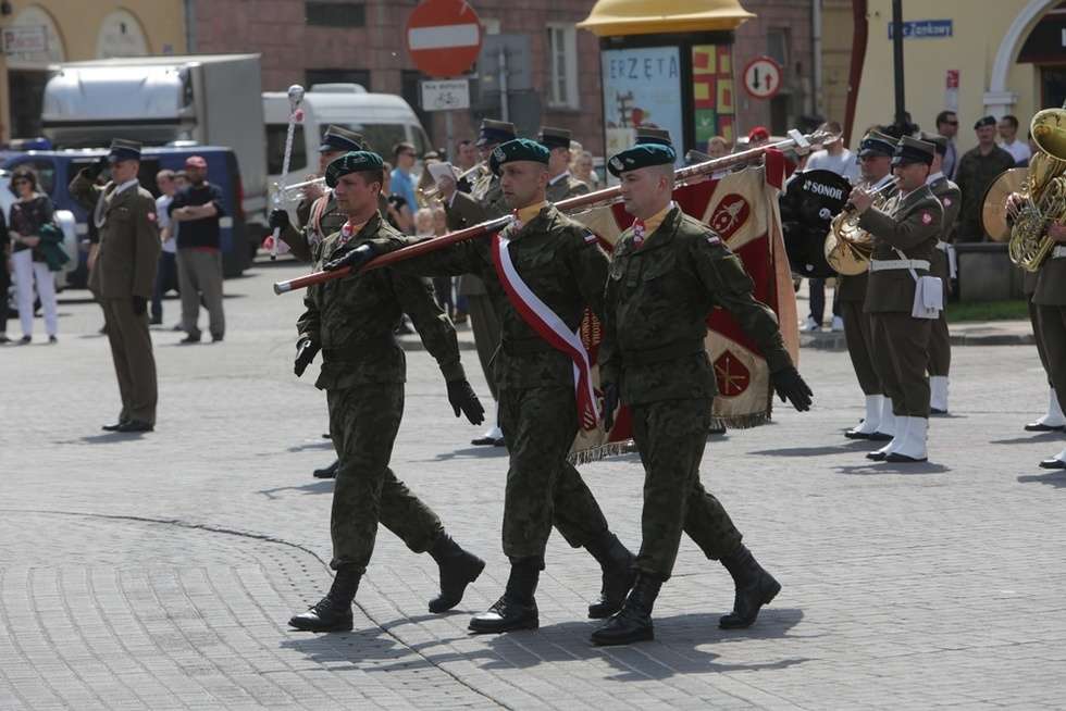  Lublin: Pierwsza przysięga żołnierzy Wojska Obrony Terytorialnej (zdjęcie 55) - Autor: Wojciech Nieśpiałowski