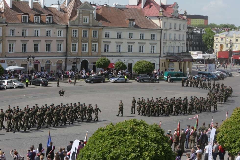  Lublin: Pierwsza przysięga żołnierzy Wojska Obrony Terytorialnej (zdjęcie 79) - Autor: Wojciech Nieśpiałowski