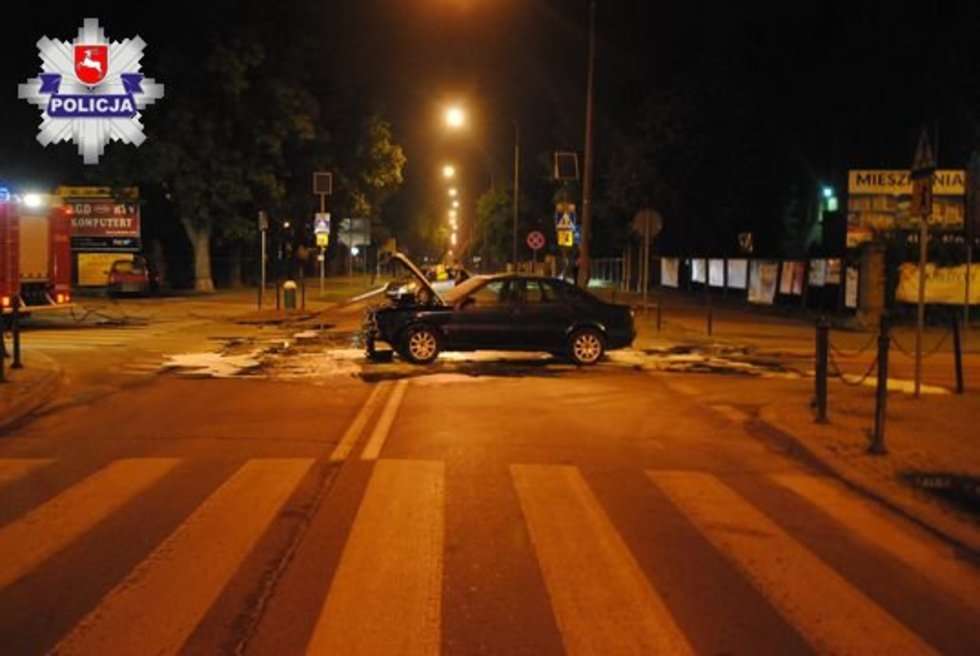  Wypadek we Włodawie (zdjęcie 2) - Autor: Policja