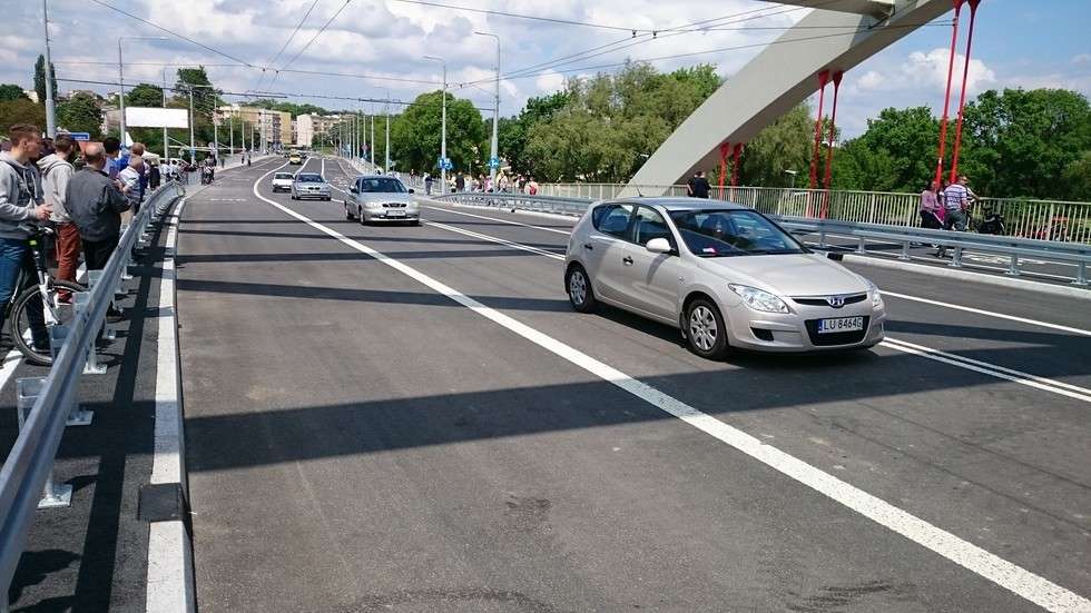  Otwarcie mostu 700-lecia Lublina i ul. Muzycznej (zdjęcie 1) - Autor: Łukasz Minkiewicz