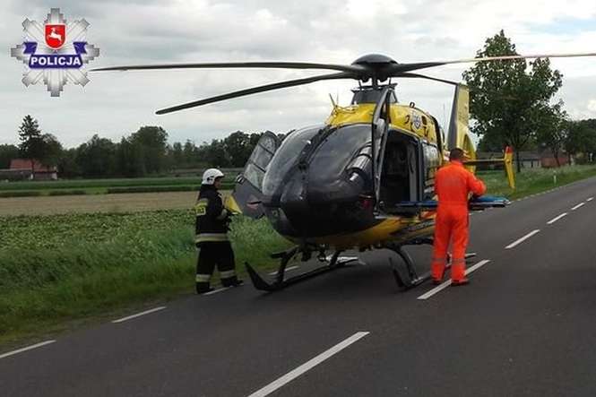 Wypadek w Turowie: 15-latek w szpitalu - Autor: Policja